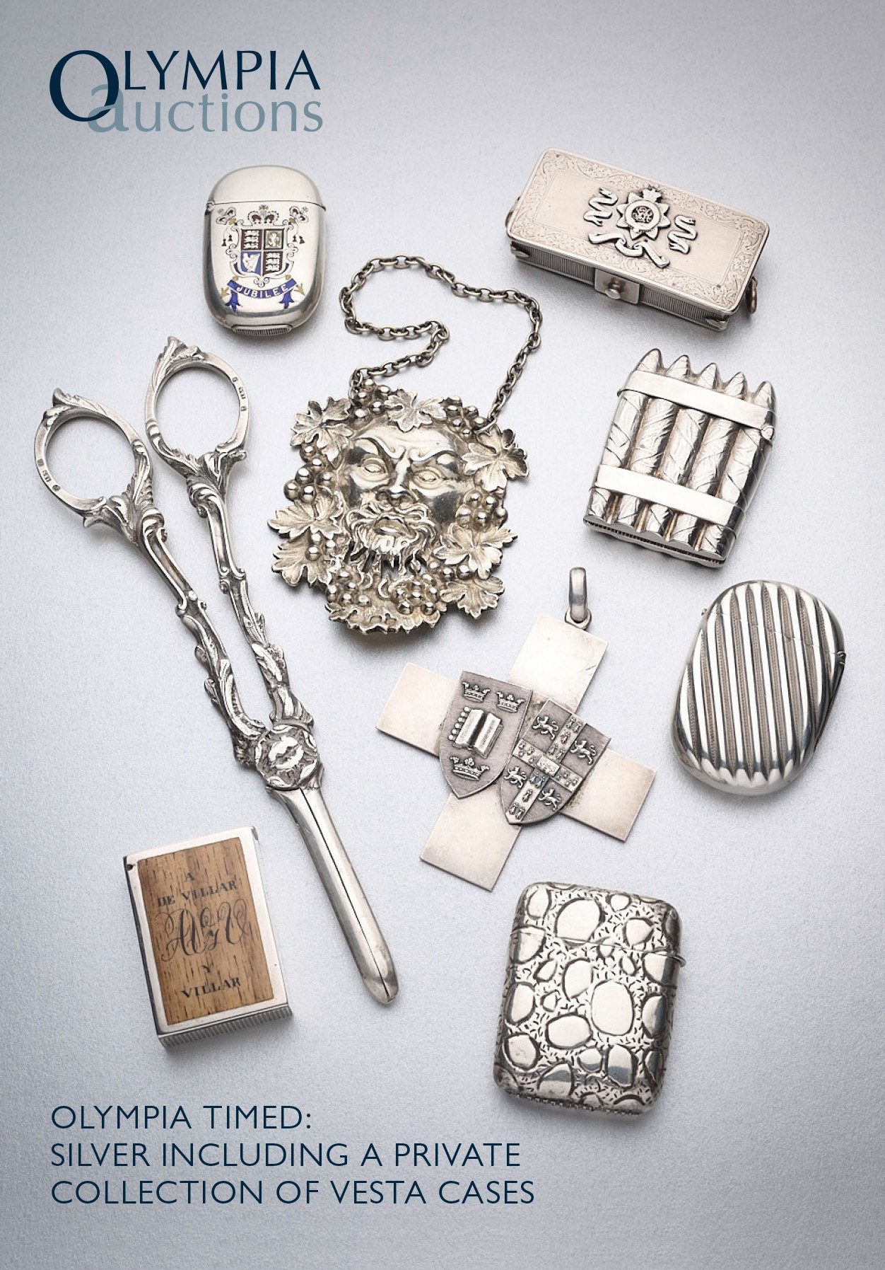 Olympia Timed: Silver including a Private Collection of Vesta cases & other smallwork